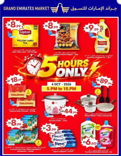 5 Hours Only Sale ad catalog