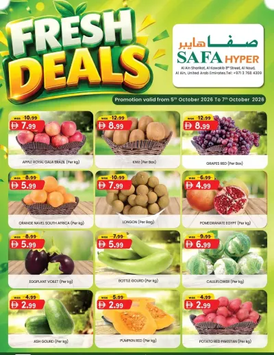 Fresh Deals - Safa Hyper Market Al Noud, Al Ain ad catalog
