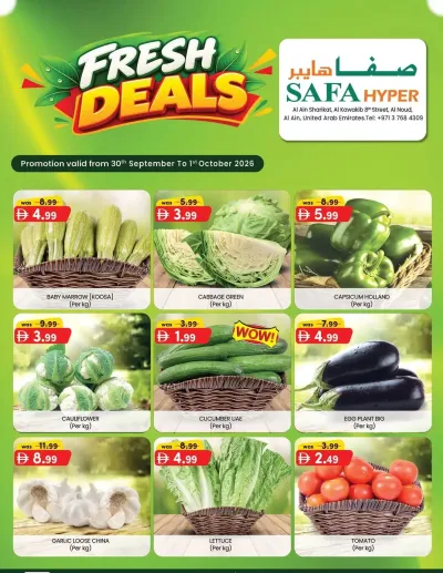 Fresh Deals - Safa Hyper Market Al Noud, Al Ain ad catalog