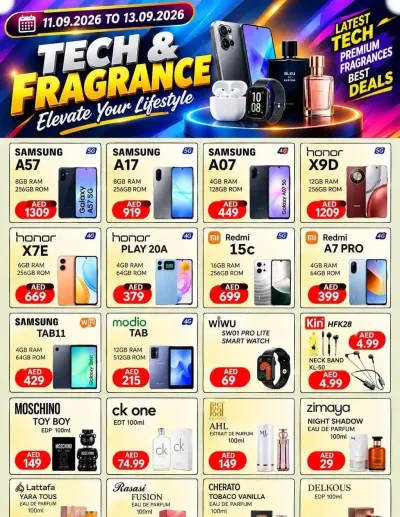 Tech & Fragrance ad catalog