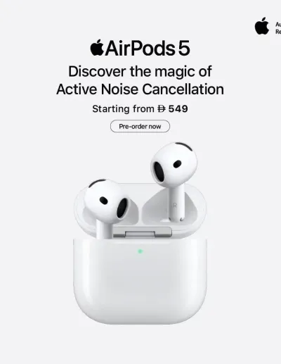 Sale On Apple AirPods 5 ad catalog