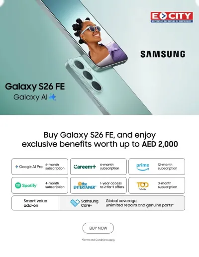Sale On Samsung Galaxy S26 FE ad catalog