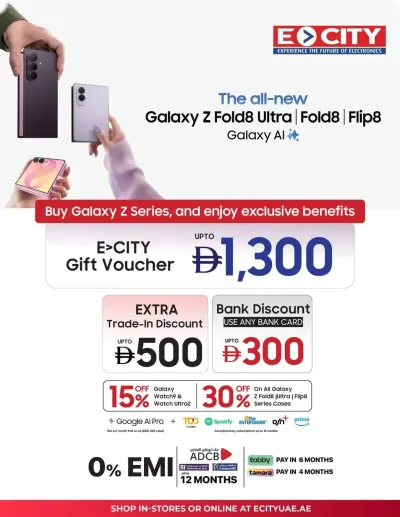 Sale On Samsung Galaxy Z Fold8 Ultra ad catalog