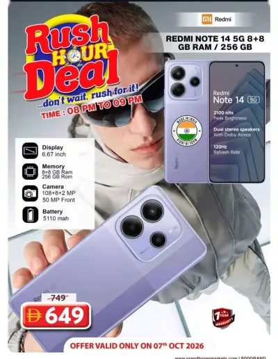 Rush Hour Deal - Grand City Mall ad catalog