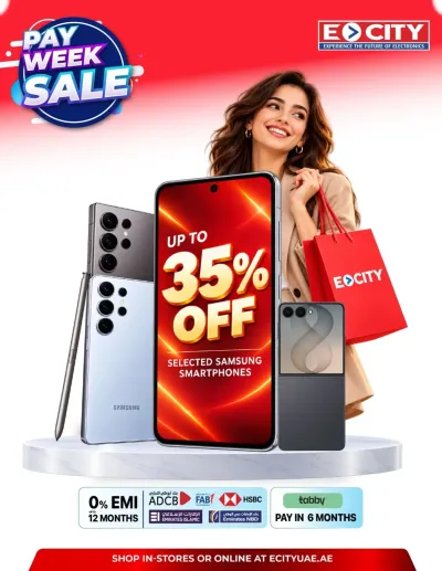 Up To 35% OFF On Selected Samsung Smartphones ad catalog