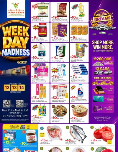Week Day Madness - Mark & Save - Al Jurf, Ajman ad catalog