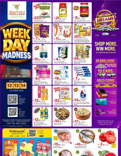 Week Day Madness - Mark & Save - Al Tallah, Ajman ad catalog