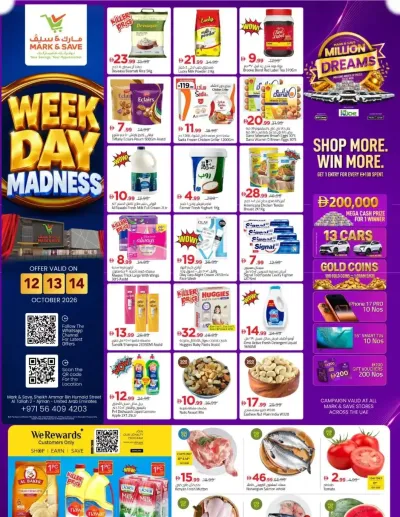 Weekday Madness - Al Tallah 2, Ajman ad catalog