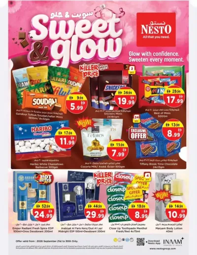Sweet & Glow ad catalog