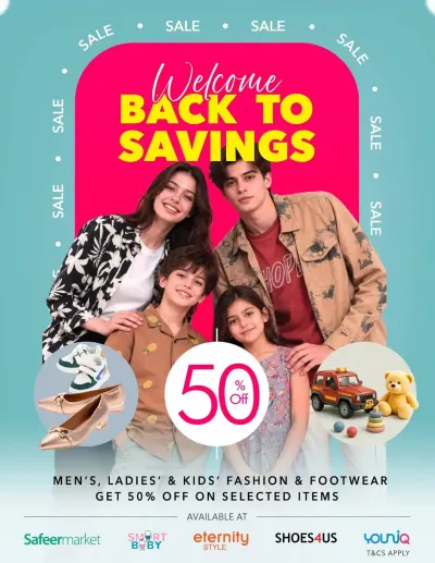 Welcome Back To Savings ad catalog