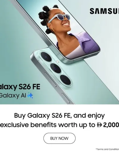 Sale On Samsung Galaxy S26 FE ad catalog
