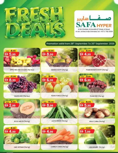 Fresh Deals - Safa Hyper Market Al Noud, Al Ain ad catalog