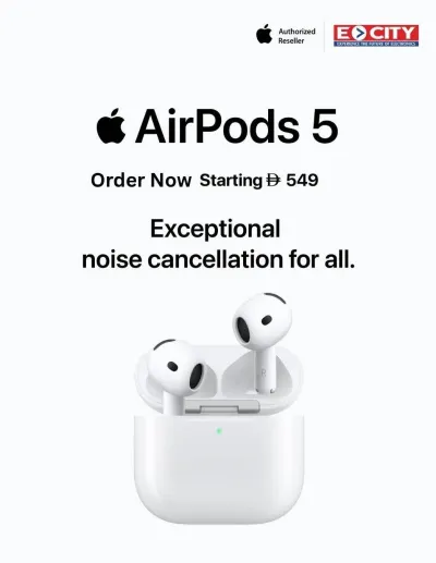 Sale On AirPods 5 ad catalog