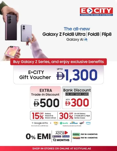 Sale On Samsung Galaxy Z Fold8 Ultra ad catalog