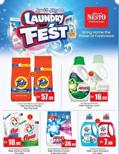 Laundry Fest ad catalog