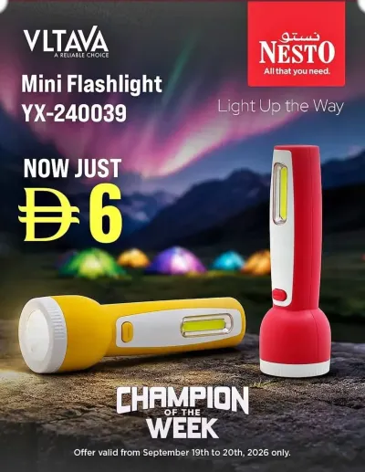 Mini Flashlight ad catalog