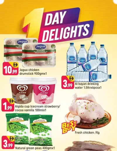 One Day Delights - S01, International City, Spain Cluster ad catalog