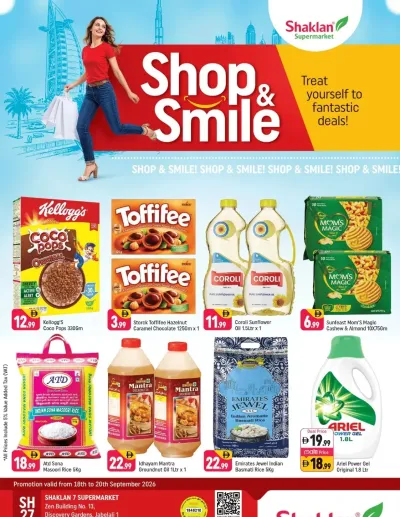 Shop Smile - Shaklan 7 Supermarket, Zen Building, Jebel Ali ad catalog