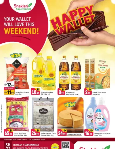 Happy Wallet - Shaklan 7 Supermarket, Zen Building, Jebel Ali ad catalog