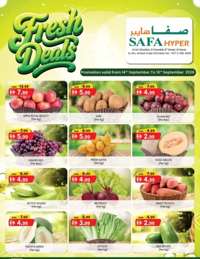 Fresh Deals - Safa Hyper Market Al Noud, Al Ain ad catalog