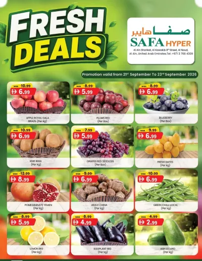 Fresh Deals - Safa Hyper Market Al Noud, Al Ain ad catalog