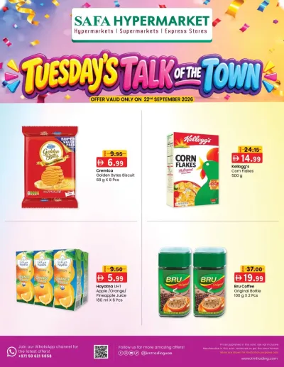 Tuesday's Talk Of The Town - SAFA Hypermarket ad catalog