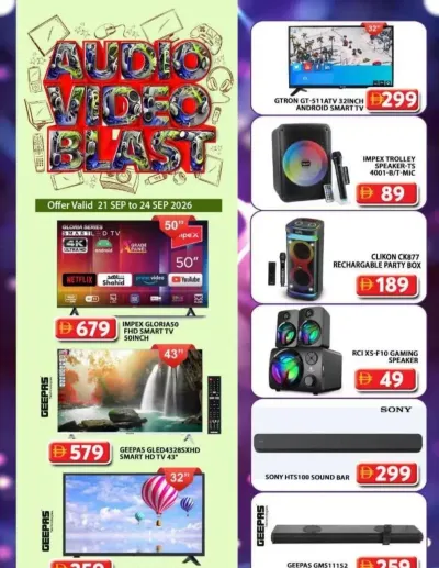 Audio Video Blast - Grand Hypermarket Jebel Ali ad catalog