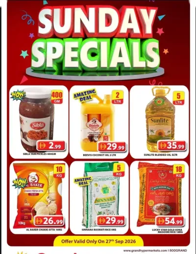 Sunday Specials - Grand Hyper Muhaisnah ad catalog