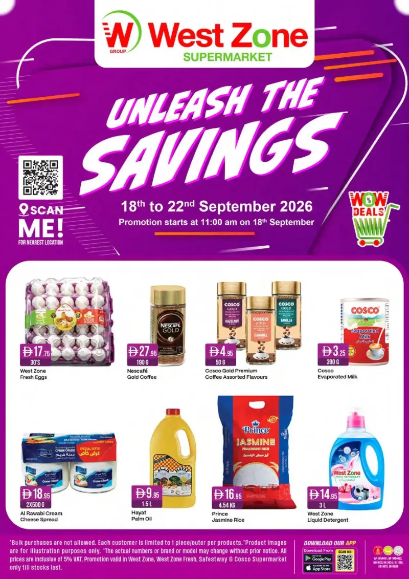 West Zone weekly ad Sep 17 – Sep 22, 2026 – page 1