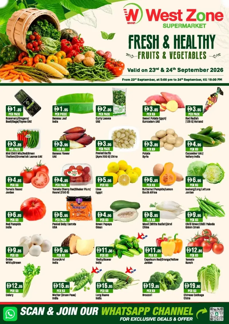 West Zone weekly ad Sep 22 – Sep 24, 2026 – page 1