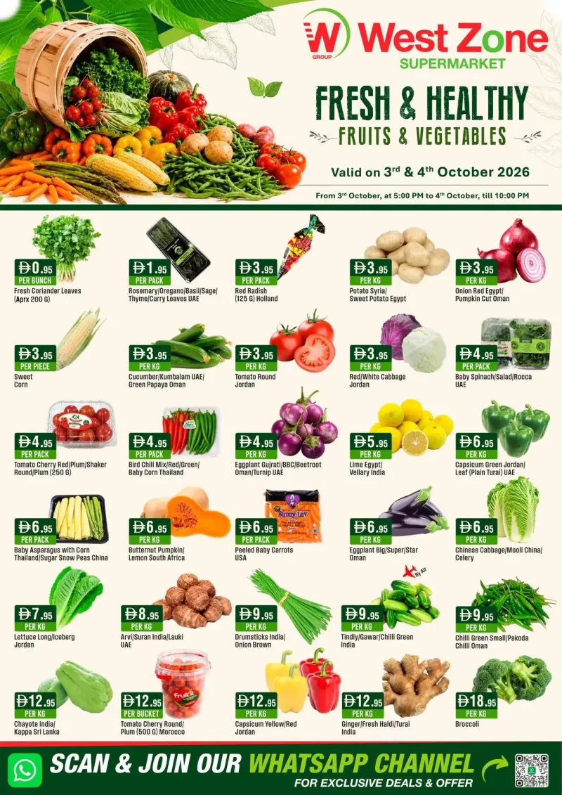 West Zone weekly ad Oct 2 – Oct 4, 2026 – page 1