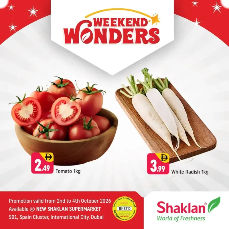Shaklan weekly ad Oct 2 – Oct 4, 2026 – page 1