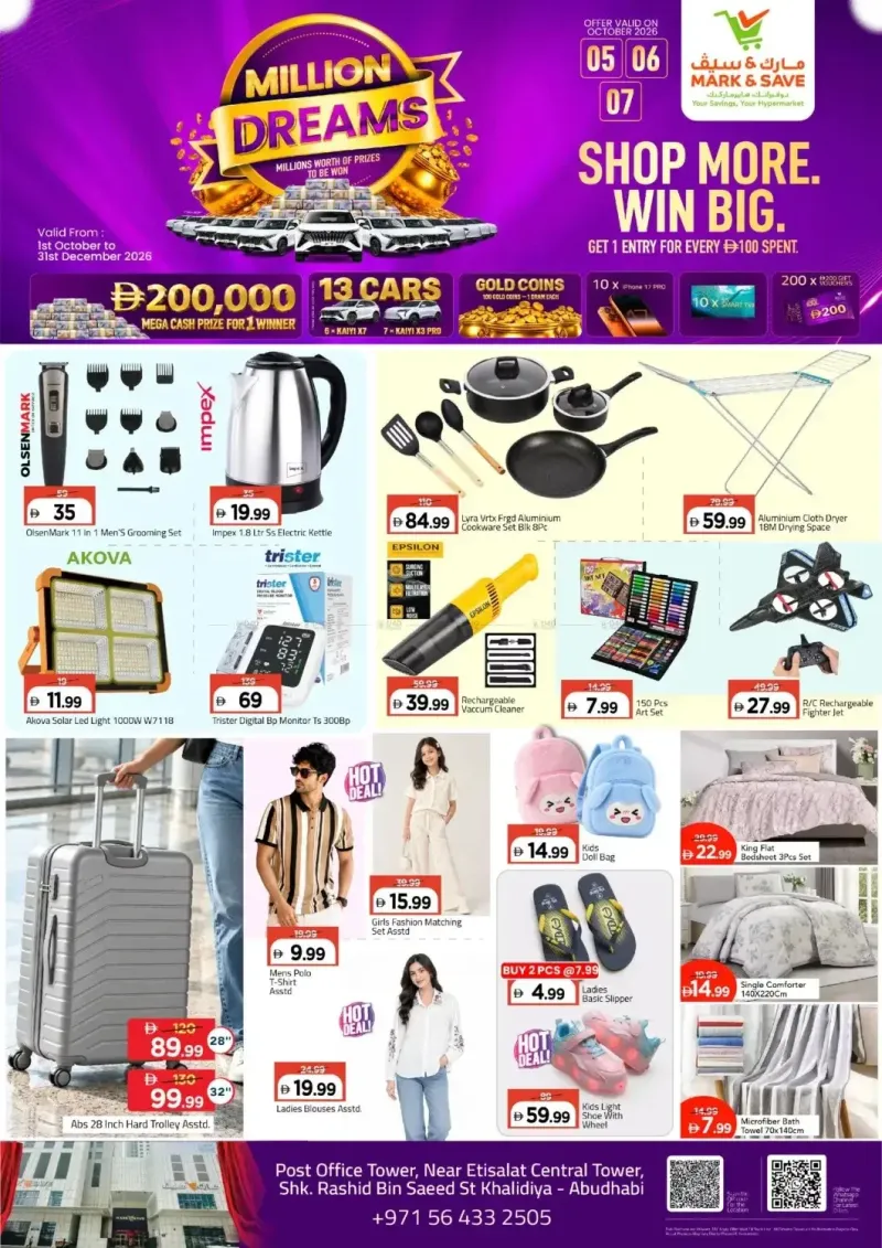 Mark & Save UAE weekly ad Oct 5 – Oct 8, 2026 – page 1