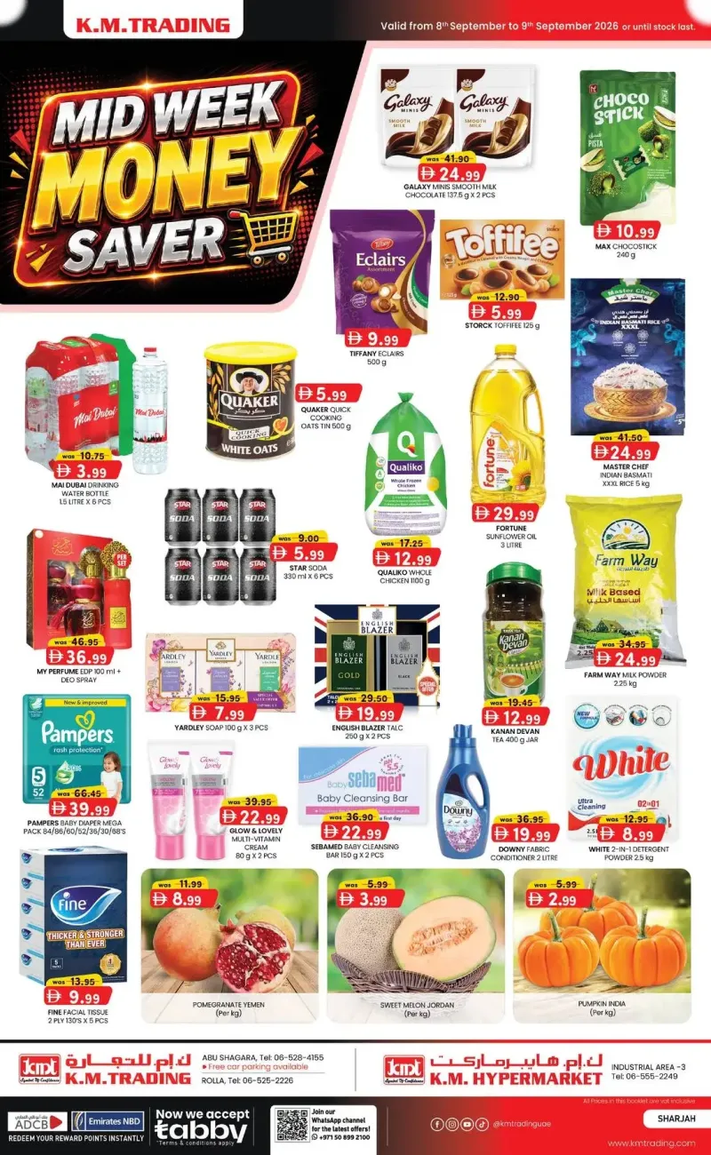 K.M. TRADING weekly ad Sep 8 – Sep 10, 2026 – page 1