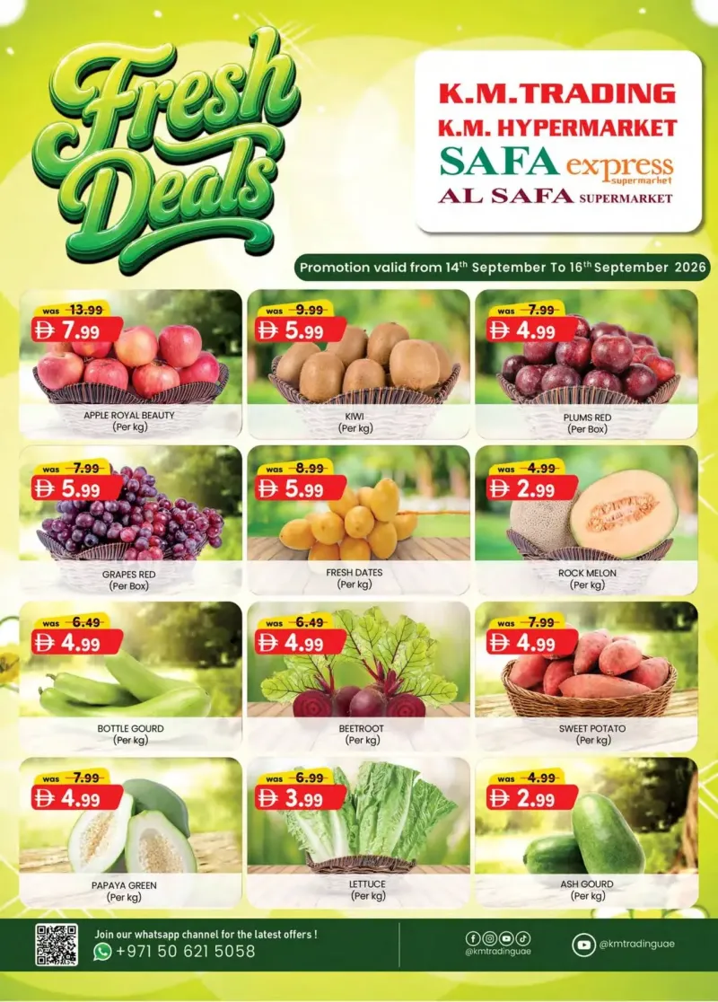 K.M. TRADING weekly ad Sep 14 – Sep 17, 2026 – page 1