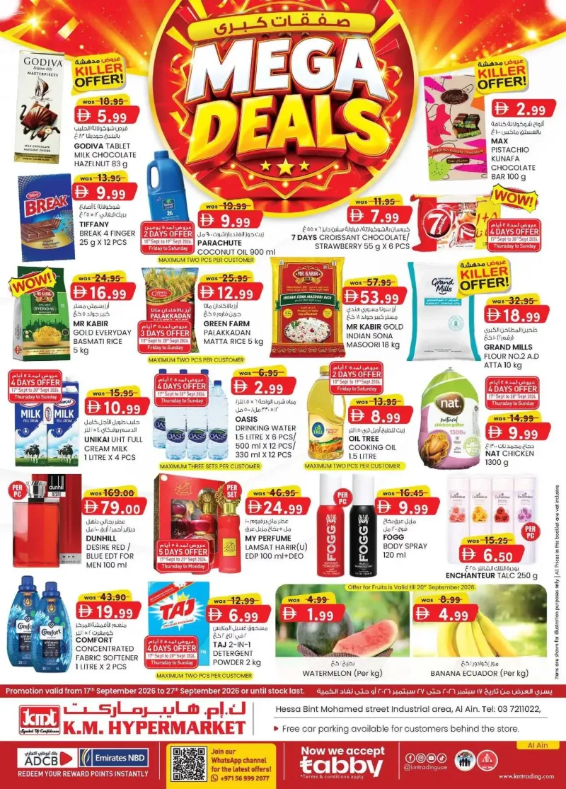K.M. TRADING weekly ad Sep 17 – Sep 28, 2026 – page 1