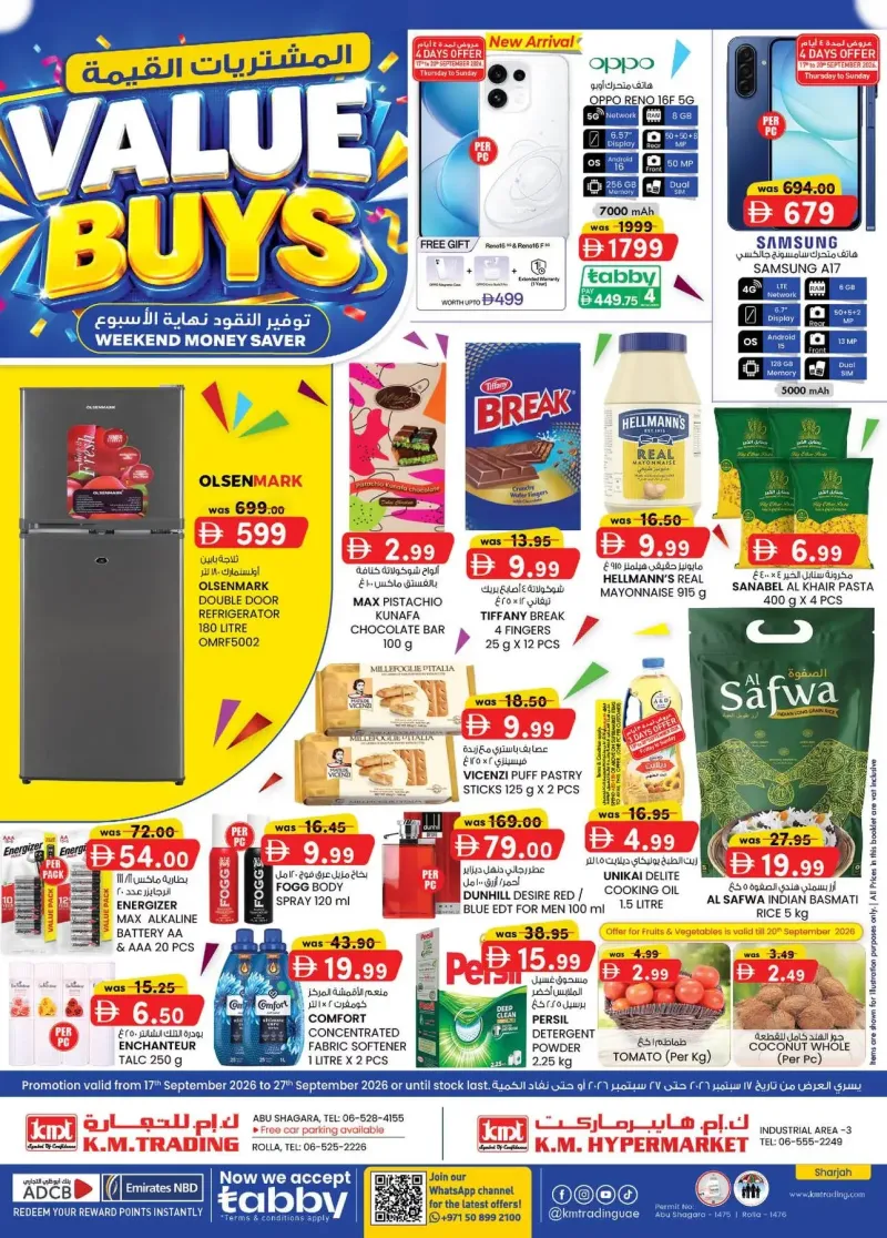 K.M. TRADING weekly ad Sep 17 – Sep 28, 2026 – page 1