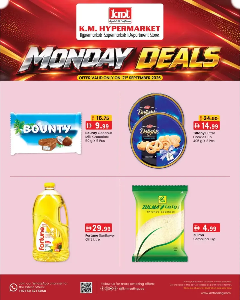 K.M. TRADING weekly ad Sep 21 – Sep 22, 2026 – page 1