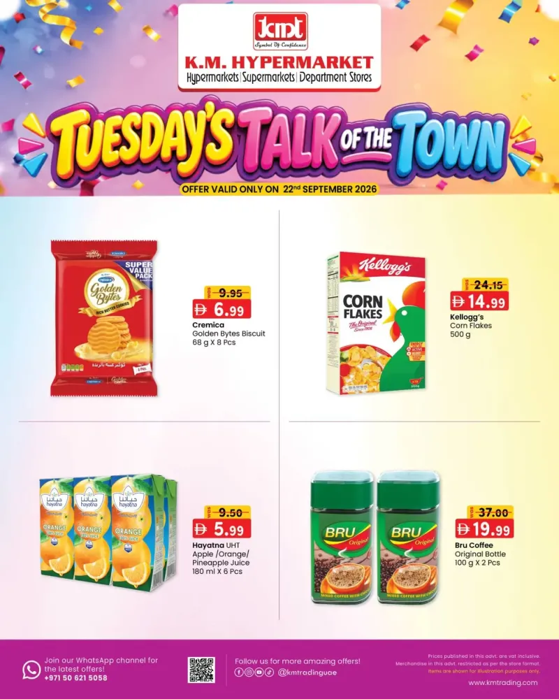 K.M. TRADING weekly ad Sep 22 – Sep 23, 2026 – page 1