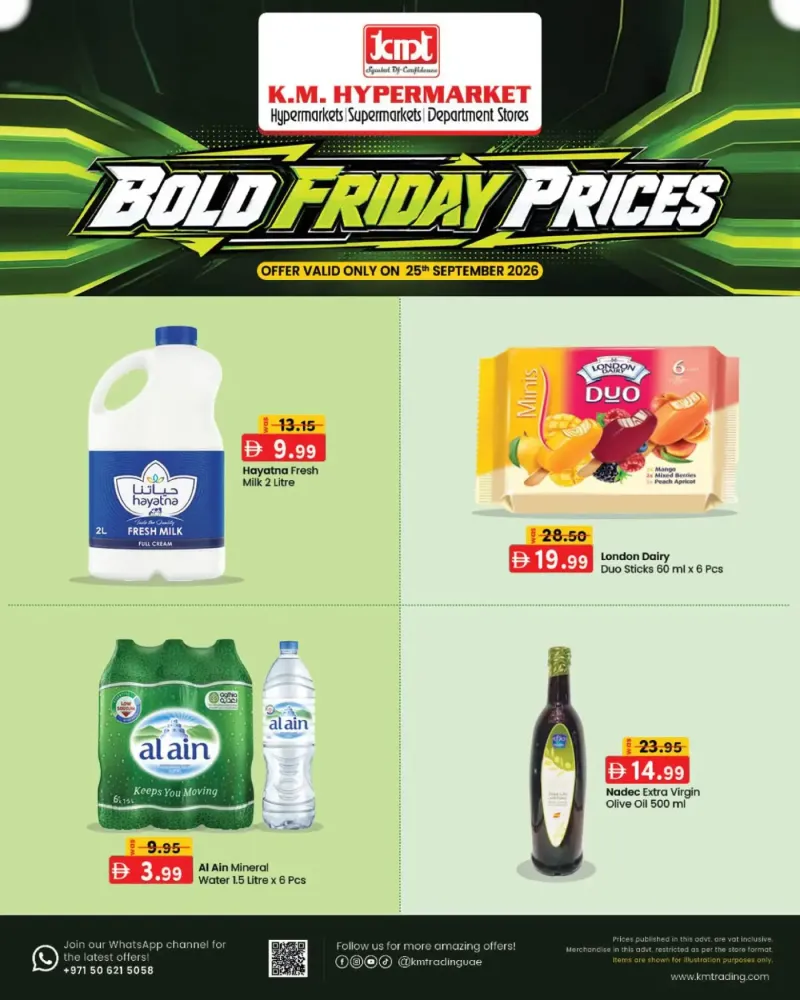 K.M. TRADING weekly ad Sep 25 – Sep 26, 2026 – page 1