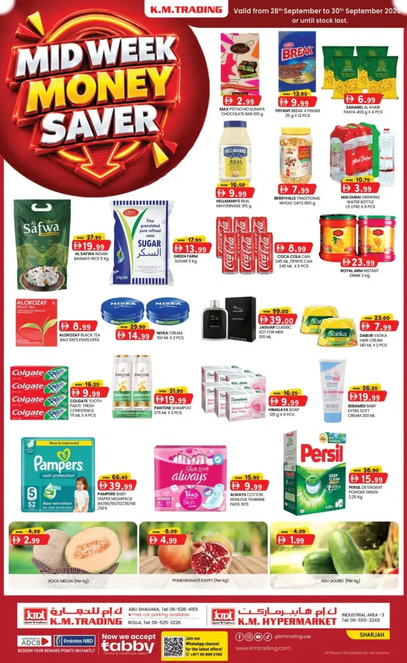 K.M. TRADING weekly ad Sep 28 – Oct 1, 2026 – page 1