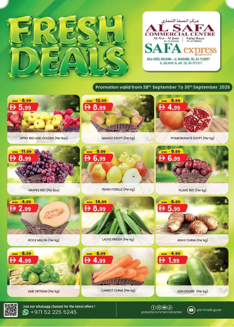 K.M. TRADING weekly ad Sep 28 – Oct 1, 2026 – page 1