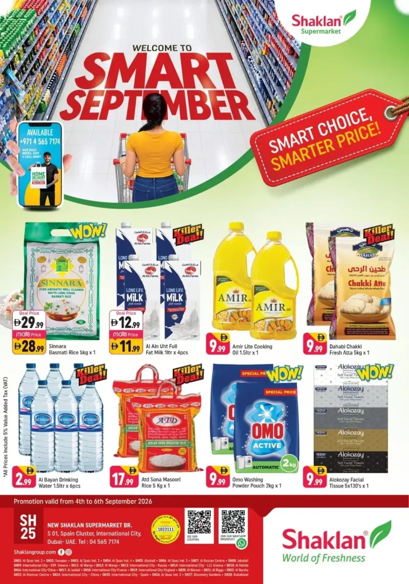 Shaklan weekly ad Sep 4 – Sep 7, 2026 – page 1