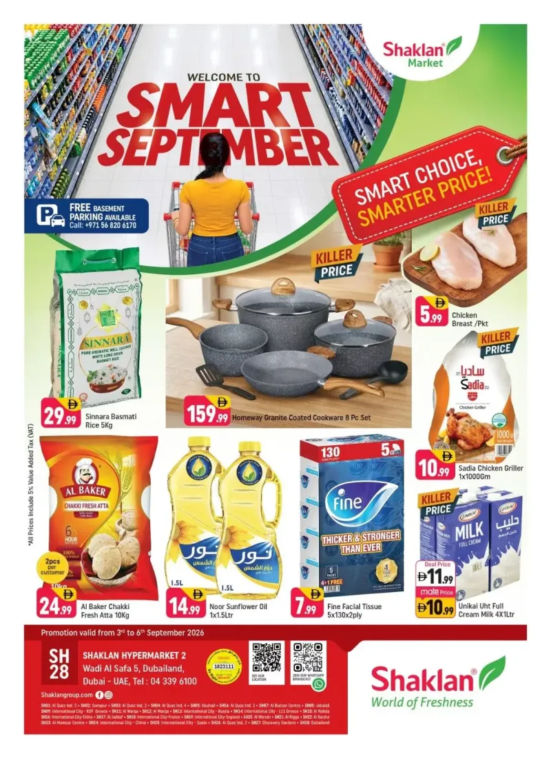 Shaklan weekly ad Sep 4 – Sep 7, 2026 – page 1