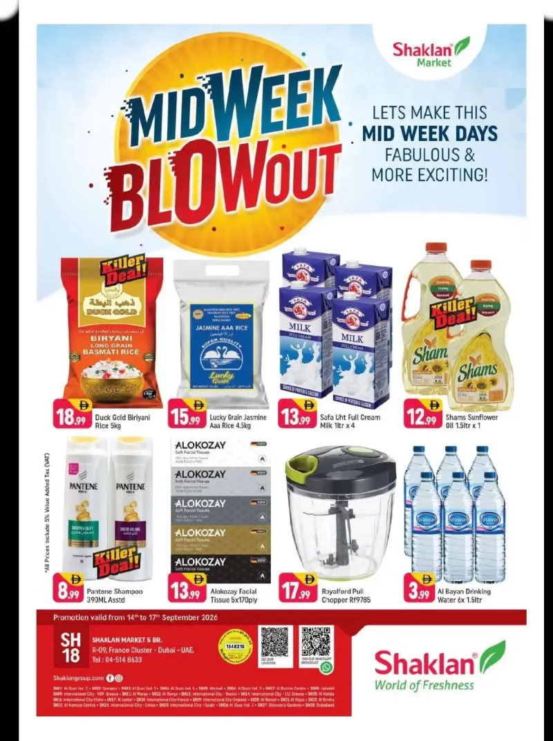 Shaklan weekly ad Sep 14 – Sep 18, 2026 – page 1