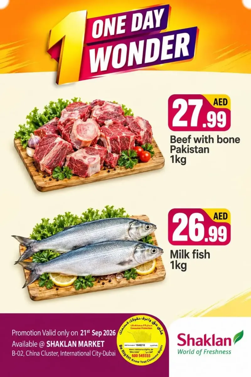 Shaklan weekly ad Sep 21 – Sep 22, 2026 – page 1
