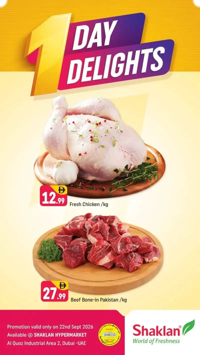 Shaklan weekly ad Sep 22 – Sep 23, 2026 – page 1