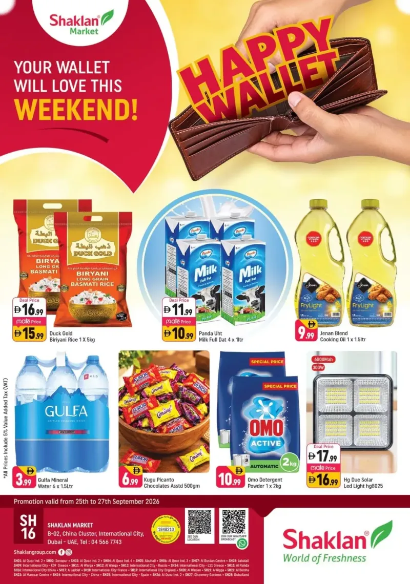 Shaklan weekly ad Sep 25 – Sep 28, 2026 – page 1