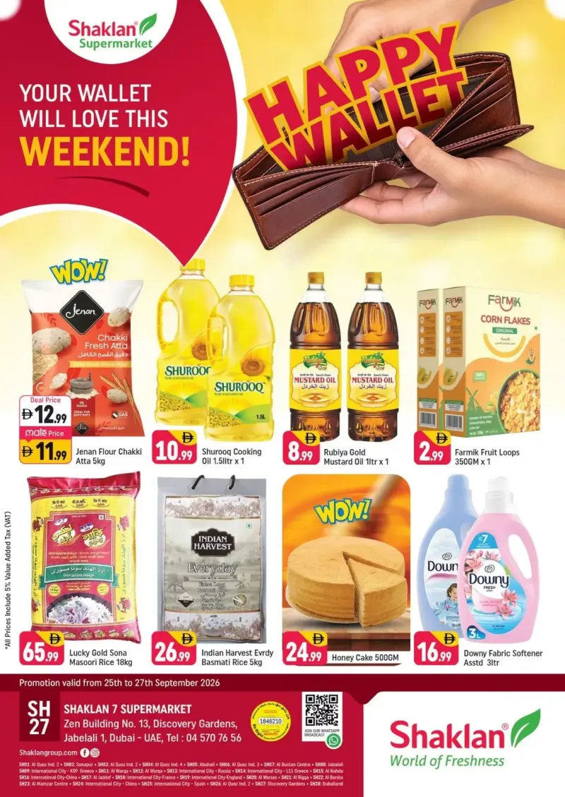 Shaklan weekly ad Sep 25 – Sep 28, 2026 – page 1