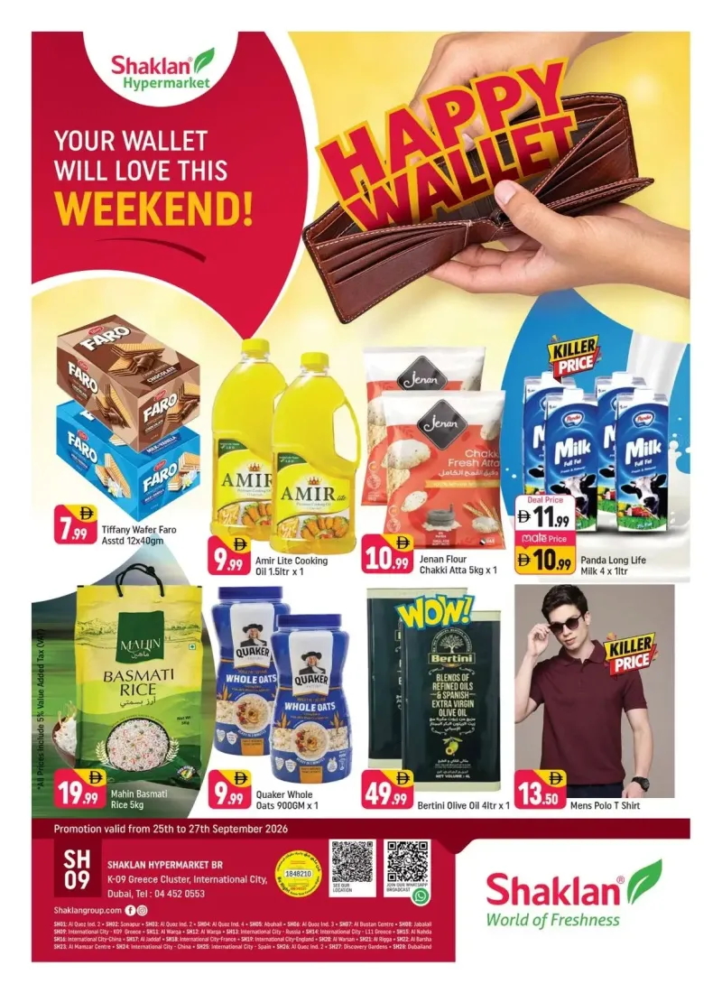 Shaklan weekly ad Sep 25 – Sep 28, 2026 – page 1